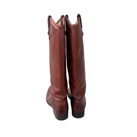 Frye Melissa Button Riding Boot in Cognac Women Size 6 - Picture 6 of 10